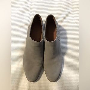 Coach grey suede booties size 10